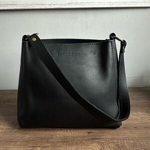 Portland Leather Triangle Shoulder Bag